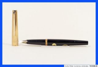 1974 77 fountain pen, rare GOLDEN SLIP CAP piston filler # 227