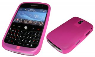 PINK Silicone Skin Case Cover for BlackBerry Bold 9000 Enlarged