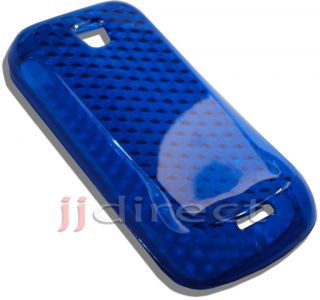 Blue Silicone Case+Screen Samsung Galaxy 3 Apollo i5800