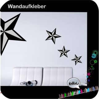 NAUTICAL STARS Stern Wandtatto Wandfolie Folie W241