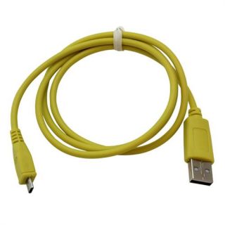 USB Datenkabel Micro gelb für Tablet Archos 48 Internet Tablet