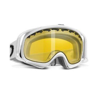 Oakley Crowbar Matte White/H.I.Amber Polarized Ski Goggles (02 023