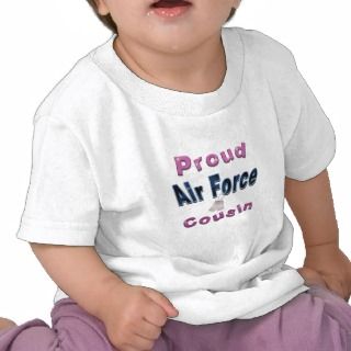 Proud Air Force Cousin Toddlers Tshirt