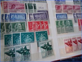 Briefmarken Sammlung Deutsches Reich aus 1935 1945 im großen EB