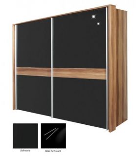 Kleiderschrank 252 cm in Matt Schlafzimmerschrank 2 Schiebetüren