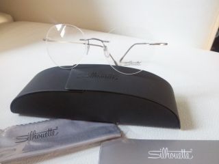 Silhouette Randlose Brille 100% Titan Minimal Art Original Made in