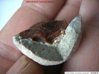Roter FEUEROPAL, Opalknolle aus Äthiopien 6,51 Gramm