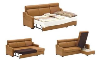 Design Luxus Lounge Sofa Landschaft Couch Polster Garnitur Leder Braun