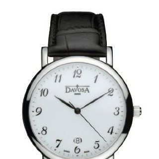 Davosa Herren Armbanduhr Analog Edelstahl weiss 16241126