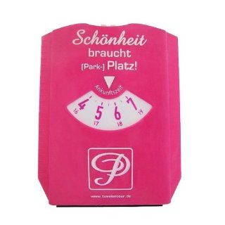 Tussi on Tour Parkscheibe Schönheit pink + Sticker