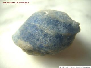 Großer, blauer SAPHIR Kristall aus Burma 