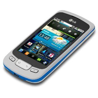 LG P500 OPTIMUS One Smartphone 3,2 Zoll blue / chrome 