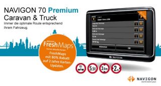 Navigon 70 Premium Caravan & Truck Navigationssystem (12,7 cm (5 Zoll