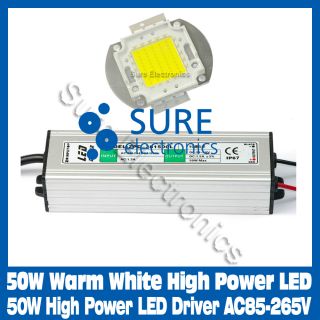 50W Warm White High Power LED Lamp Panel 50W High Power LED Driver