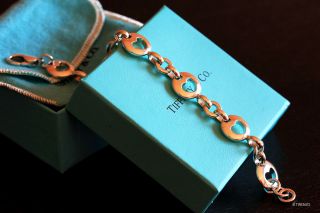 Original Tiffany & Co 925 Silber Herz Armband Massiv Armreif Bracelet