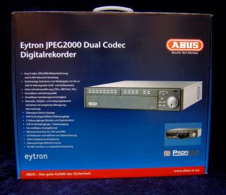 ABUS TV8931 Eytron JPEG2000 4 Kanal Dual Codec Profi Digitalrekorder