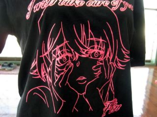 Mirai Nikki T shirt YUNO GASAI FACE I will take care of you anime