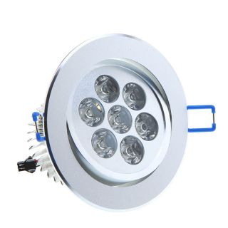 7W 7 LED Ceiling Light Down Recessed Lamp Bulb 85~265V