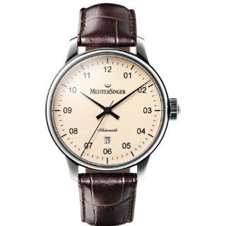 MeisterSinger Scrypto AM2203 Automatikuhr für Sie Zeitloses Design