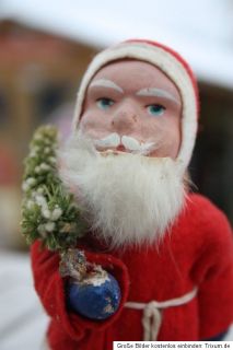 Weihnachtsmann Figur Santa Claus Christmas URALT Reklame Schokolade