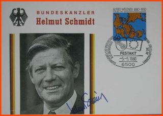 NDF 287 Helmut Schmidt, Politik, exklusives Glanzfoto vom Original