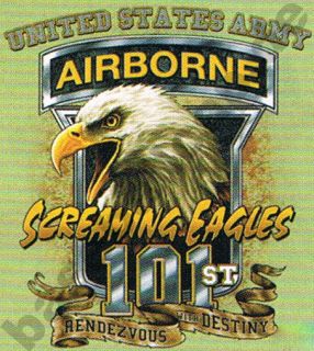 Shirt #292 AIRBORNE, Screaming Eagle, United States Army, Military