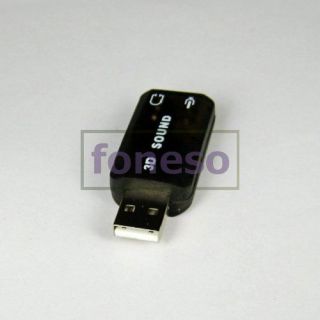 3D Surround 5.1 USB Sound Card Audio Controller DN301