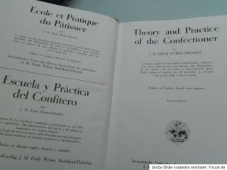 Theory + Practice Confectioner 1929 Konditor Bäcker Patisserie Torten