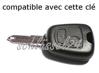 Schlüssel Gehäuse Peugeot 106 206 207 306 307 406 806