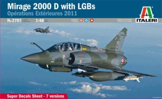 Italeri 1/48 Mirage 2000 D with LGBs Operations Exterieures 2011