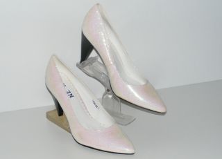 Damen Schuhe High Heels Pumps Weiß NEU # 293