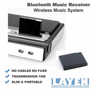 Bluetooth Music Receiver Dongle Adapter for Iphone 5 4s Ipod Samsung 4