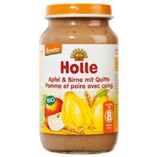 Holle Bio Apfel und Birne mit Quitte 220 gr Lebensmittel