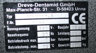 Polymerisationsgerät / Druckpolymerisationsgerät Dreve Polymax 3