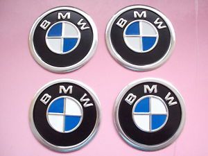 BMW 4 er Set 60mm Aufkleber Emblem Felgenaufkleber Logo