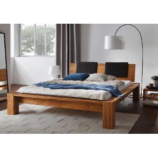 Stilbetten Bett Holzbetten Hasena Cortina Wildeiche Echtleder 140x200