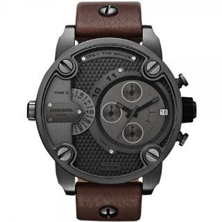 Diesel Diesel DZ7258 Herrenuhr Chronograph Leder braun