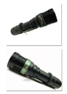 Zoomable CREE Led Flashlight Rechargeable Torch Pocket Lamp 500LM