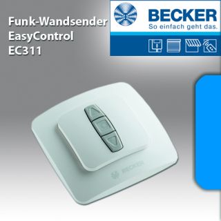 Becker Funk Wandsender EasyControl EC311 1 Kanal 868,3 MHz, für