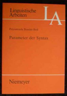 Syntax. Linguistische Arbeiten ; 324. Bondre Beil, Priyamvada