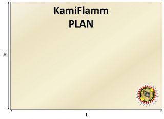 325X350 Hitzeschutzglas Kaminglas Ofenglas Kamiflamm Kaminofenglas