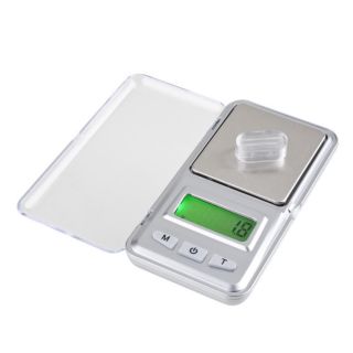 Mini Digital Jewelry Pocket Weighing Scale 500g/0.1g 500 g Silver