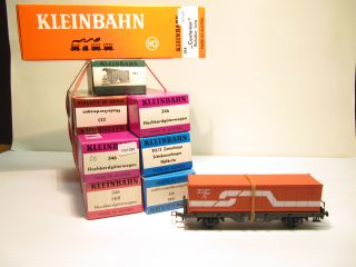 KleinBahn 314 321 346 316/3 346 346 346 333 8 Güterwagen OVP NEUW