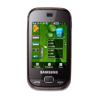 Samsung B5722 Handy (Dual Sim Funktion, Touchscreen, Kamera) dark