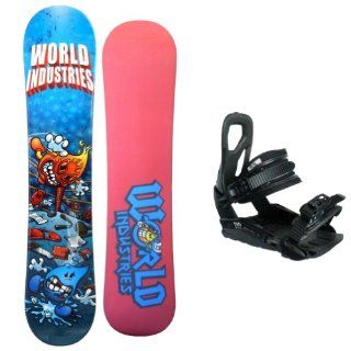 SET World Industries Flameboy Freestyle Snowboard 110 cm + Bindung