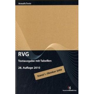 RVG Textausgabe mit Tabellen Bücher