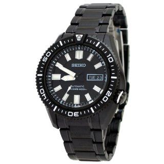 Seiko Herren Armbanduhr XL Diver Analog Automatik Edelstahl