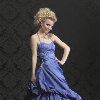 Ballkleid Abendkleid, blau Schlanke Optik