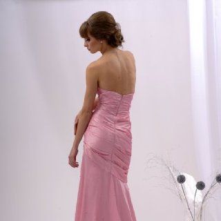 Gala Abendkleid, elegant, pastell rosa, mit Stola