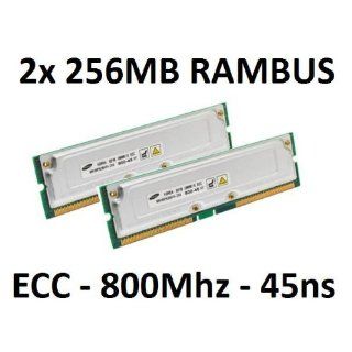 256MB  512MB RAMBUS RDRAM 800Mhz, ECC, 45ns für 